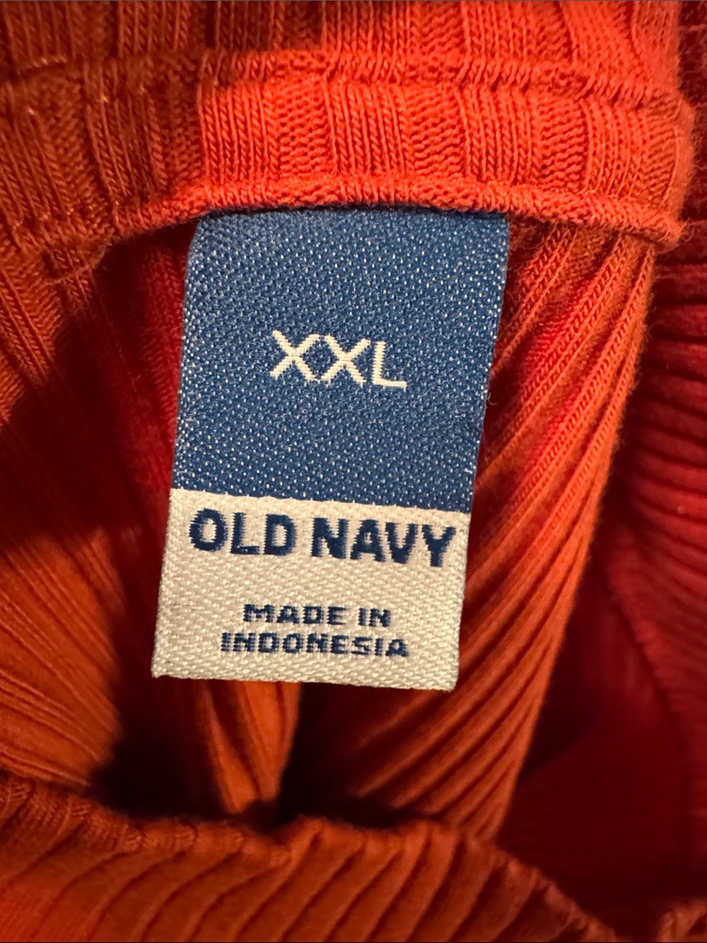 Old Navy Ribbed Mock Neck Tank - Rust - Picture 2 of 2